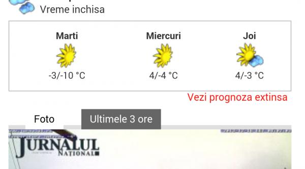 imagini in direct de pe partii prin aplicatia salvamont