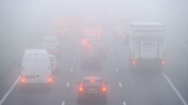 cod galben de ceata in mai multe judete din tara vezi cum se circula pe drumurile nationale
