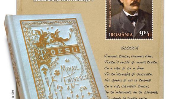 mihai eminescu omagiat cu o emisune de marci postale speciala