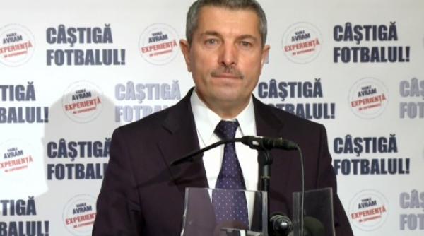 fostul arbitru vasile avram si a lansat oficial candidatura la presedintia frf