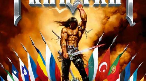 steagul romaniei pe noul album manowar