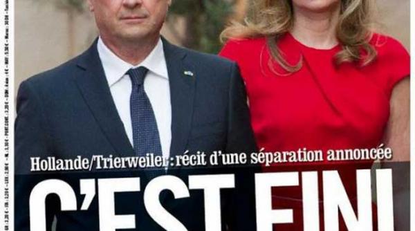 palatul elysee anunta ca presedintele hollande a vizitat o la spital pe valerie trierweiler