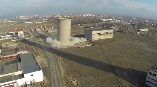 detonare targu jiu termocentrala implozie