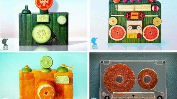 dan cre u fotograful roman care se joaca cu mancarea