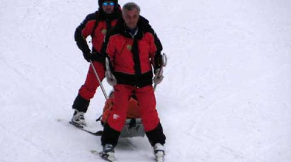 turista blocata varful cozia recuperata salvamont