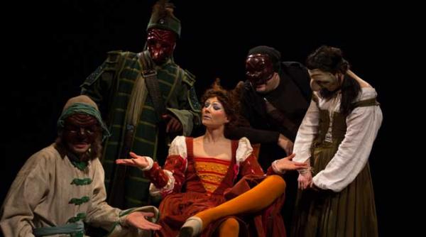 la teatrul masca vine negutatoarea din venetia