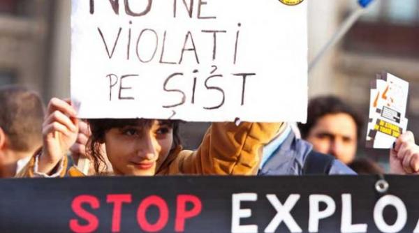 vasluienii protesteaza impotriva explorarii gazelor de sist