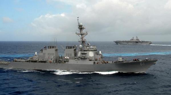 doua nave de razboi americane cu puscasi marini la bord au intrat in marea neagra