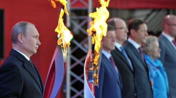 flacara olimpica soci jocurile de iarna 2014