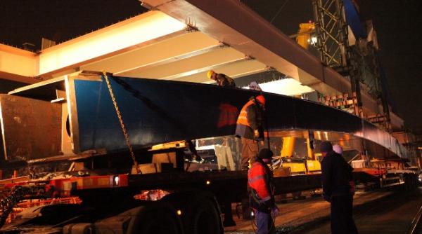 lucrari la definitivarea primului pod din directia piata sudului mihai bravu dristor