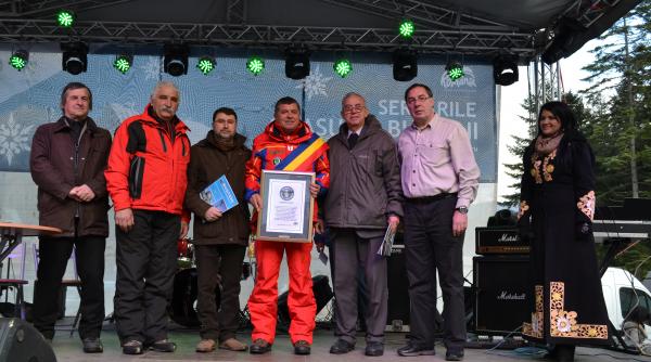 crucea de pe caraiman a intrat oficial in cartea recordurilor