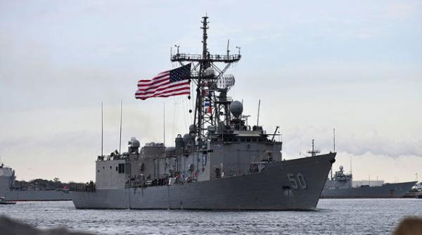 nava americana esuata in marea neagra