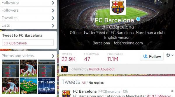 hackerii sirieni au atacat contul de twitter al fc barcelona ce au scris piratii informatici pe reteaua de socializare
