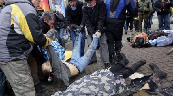 protestele continua la kiev a fost publicata lista mortilor doar 58 de cadavre au fost identificate printre victime este si un minor