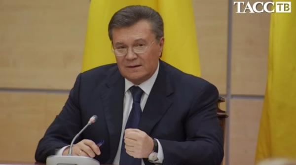 viktor ianukovici va sus ine in scurt timp o conferin a presa presedintele fugar al ucrainei se afla in rusia