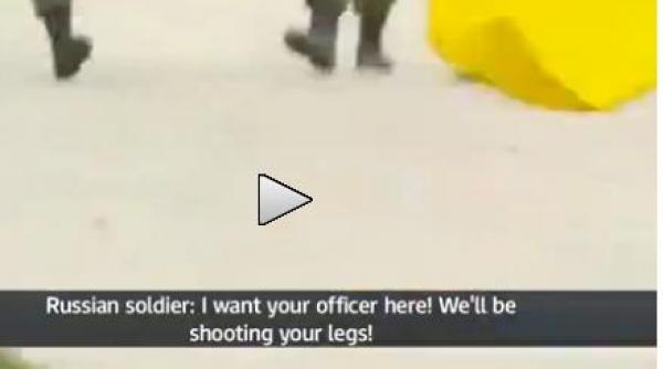 video necenzurat rusia focuri de arma ucraina