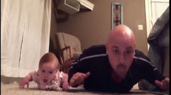 clipul prin care un tata isi demonstreaza iubirea fata de bebelusul sau video viral