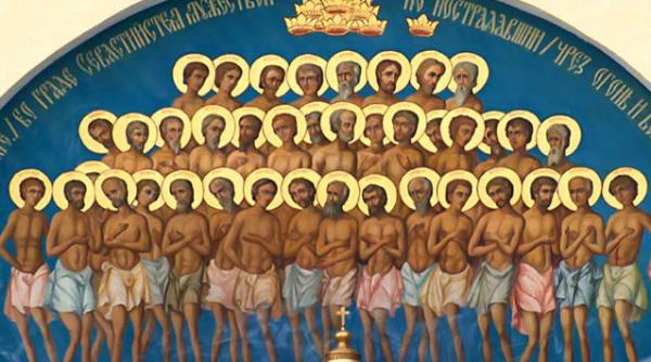crestinii ortodocsi sarbatoresc duminica sfintii mucenici