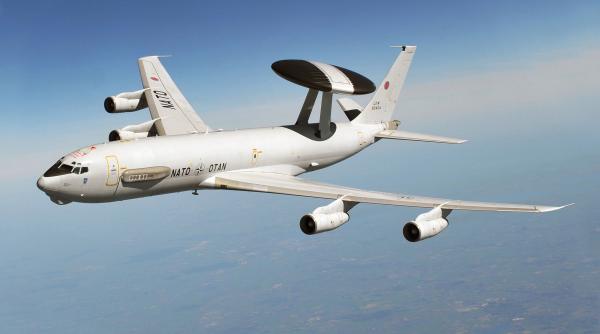 mapn aeronave awacs nato zboruri spatiu aerian romania