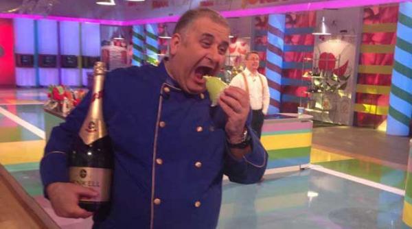 horia virlan isi aniverseaza ziua pe platoul de filmare la junior chef