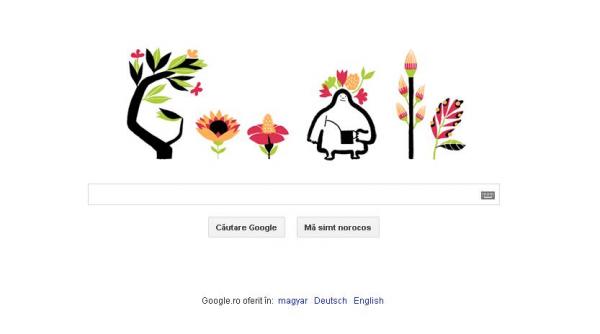 echinoctiul de primavara google sarbatoreste prima zi de primavara cu un doodle special