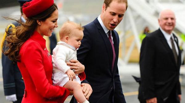 bebelusul regal in vizita la capatul lumii familia princiara britanica si a inceput turneul in noua zeelanda si australia