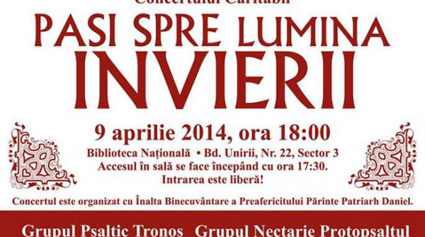 pasi spre lumina invierii concert caritabil pentru victimele violentei domestice