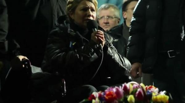 iulia timosenko lanseaza o miscare de rezistenta fata de razboiul rus din estul ucrainei