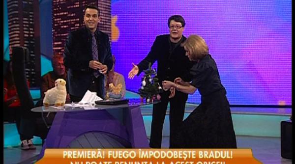 la editia speciala de paste a emisiunii agentul vip fuego a impodobit bradul cu oua