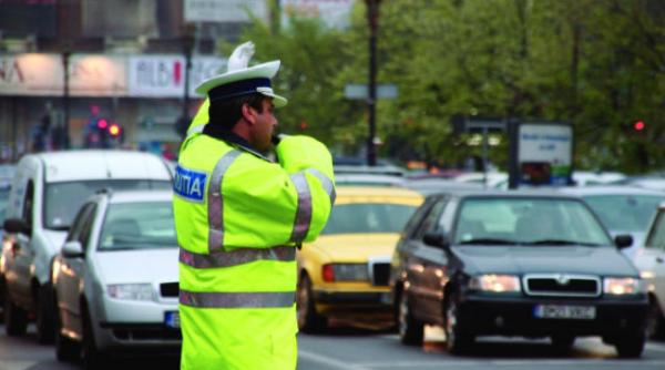 politist rutier lovit in plin de un sofer neatent