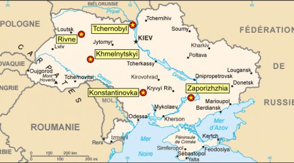 situatia politica actuala din ucraina ar reprezenta o amenintare pentru securitatea siturilor nucleare ale tarii