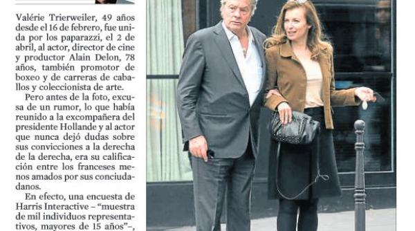 se iube te alain delon cu fosta lui hollande