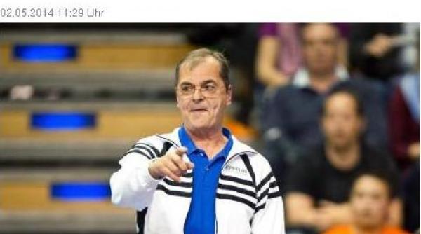 un antrenor roman scrie de aproape 40 de ani istorie in voleiul german