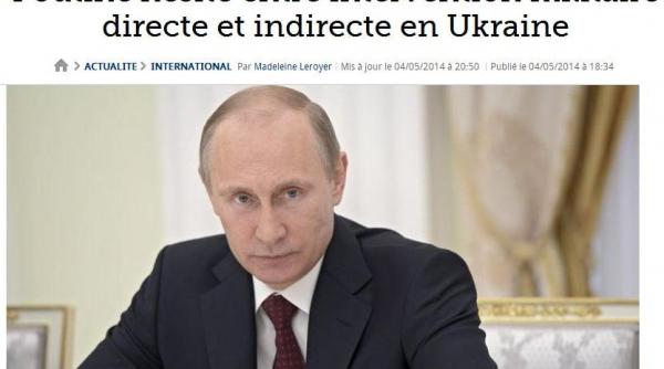 le figaro putin ezita intre un razboi deschis si unul de gherila in ucraina