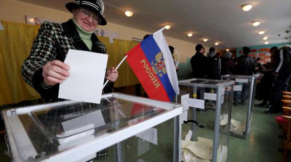 referendumuri in estul ucrainei doar 5 din voturi impotriva independentei fata de ucraina