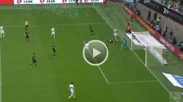 ghinion curat a nimerit de trei ori bara dintr un singur sut video