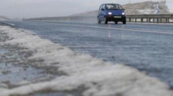 strat de gheata pe autostrada soarelui traficul ar putea fi deviat