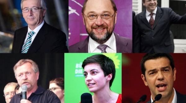 ultima dezbatere televizata inainte de europarlamentare participa cei cinci lideri de partide candidati la presedintia ue