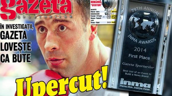 gazeta sporturilor castigatoarea unui premiu international de marketing pentru investigatia despre gala bute