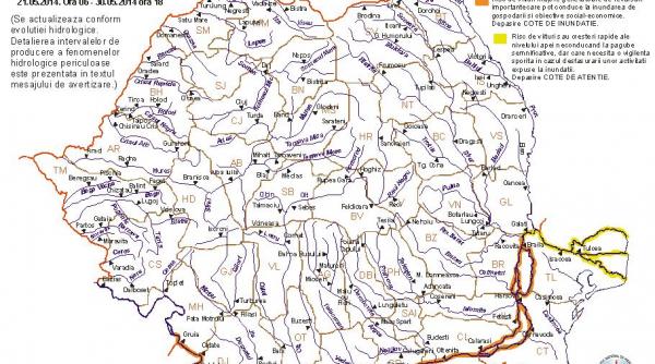alerta pe dunare hidrologii au prelungit codul portocaliu de inundatii pana la finalul lunii mai