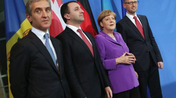 merkel promite sprijinul germaniei pentru integrarea europeana a moldovei