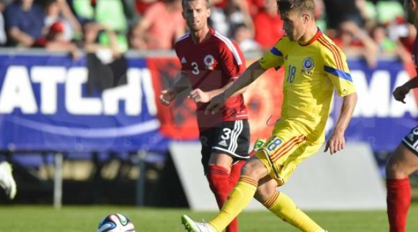 nationala de fotbal a romaniei a invins formatia albaniei cu scorul de 1 0