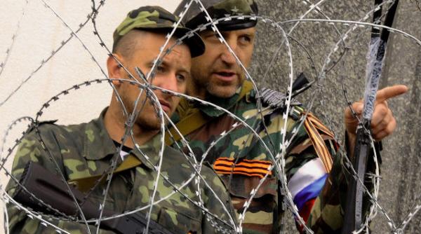 separatistii pro rusi au atacat un post de frontiera din regiunea lugansk