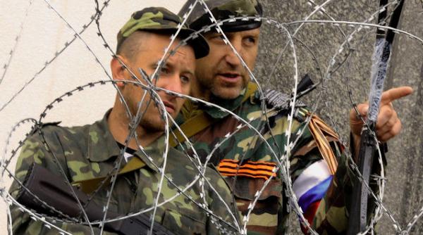 separatistii pro rusi au atacat un post de frontiera din regiunea lugansk