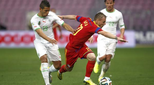 algeria romania 2 1 ei joaca fotbal la mondial noi nici in amicale