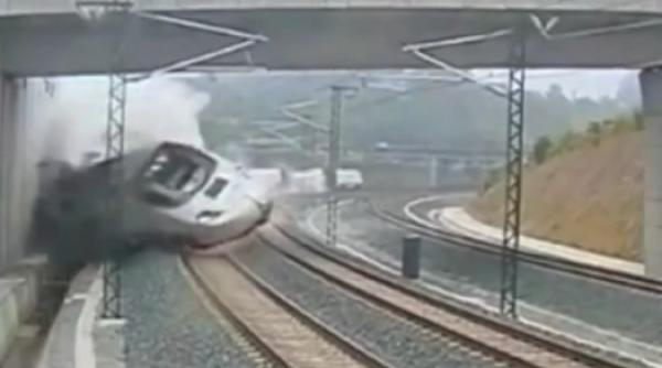 cauzele tragediei feroviare de la santiago de compostela viteza excesiva si neatentia mecanicului video