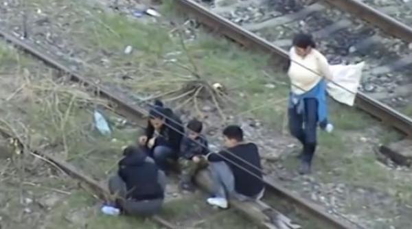 tigani furt cale ferata sine tren catastrofa feroviara romania
