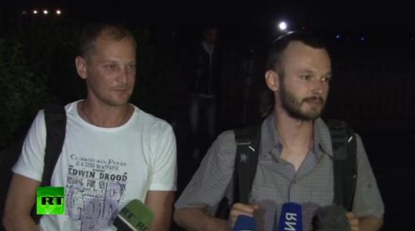 ucraina a eliberat doi jurnalisti rusi arestati pentru spionaj