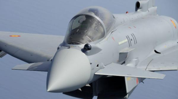 un avion militar eurofighter s a prabusit in sudul spaniei