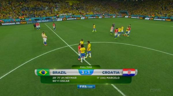 brazilia croatia 3 1 a generat peste 12 milioane de tweet uri in peste 150 de tari